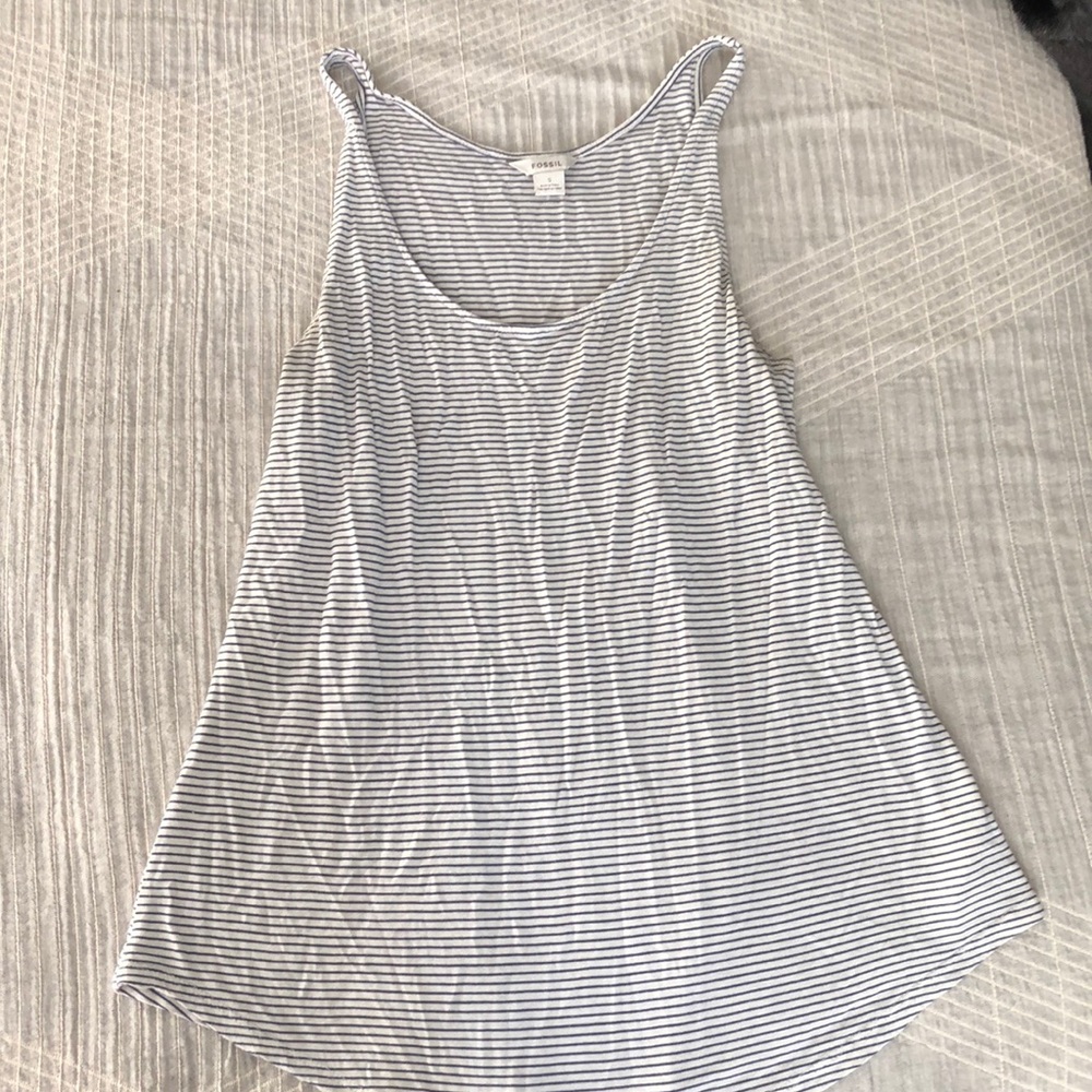 Loose fitted striped tank top